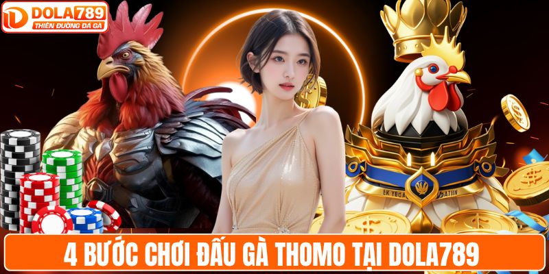 4 bước chơi đấu gà Thomo tại DOLA789 